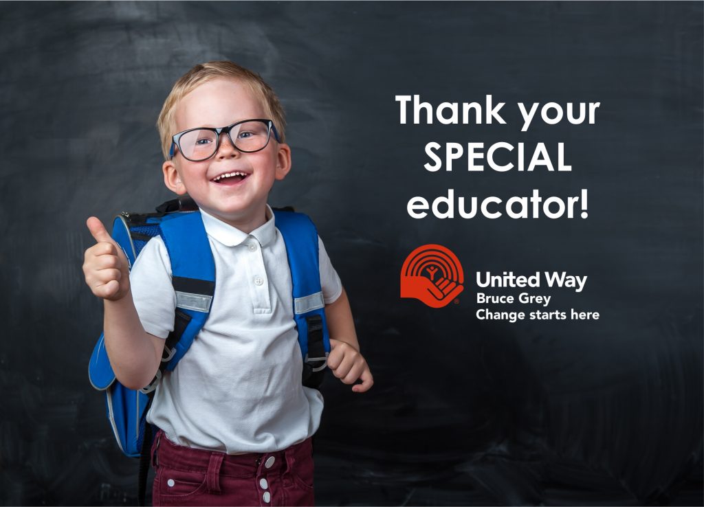 Thank you special educator by sponsoring a backpack in their name.