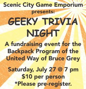 Scenic City Game Emporium presents Geeky Trivia Night