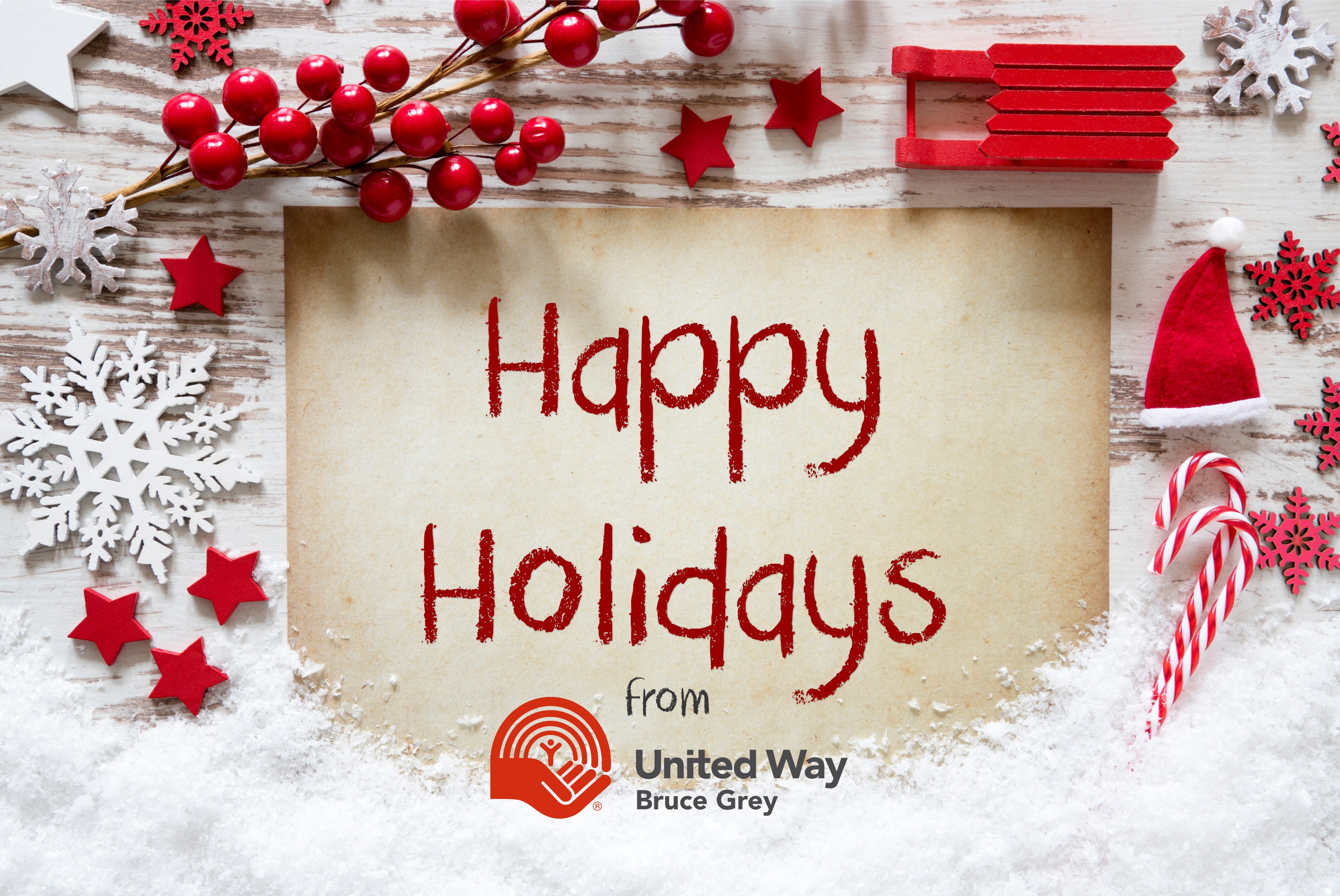 Our Holiday Hours United Way of Bruce Grey