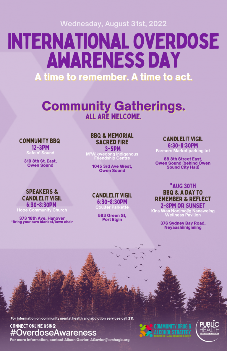 August 31st international overdose awareness day united way of bruce